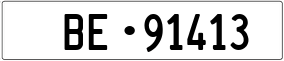 Truck License Plate